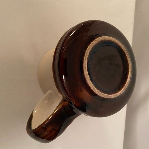 Keith Mug, 3 5/8 tall, crackle finish cream brown - Picture 4 of 4